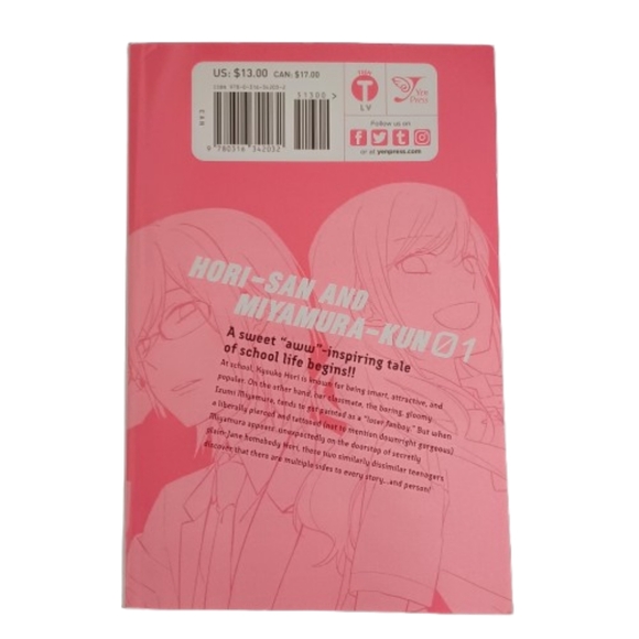 Horimiya Volume 1 Manga Anime Book - Picture 2 of 2